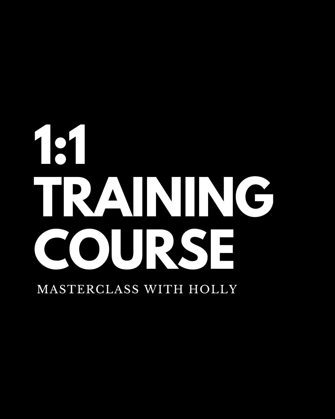 1:1 Level Up Masterclass